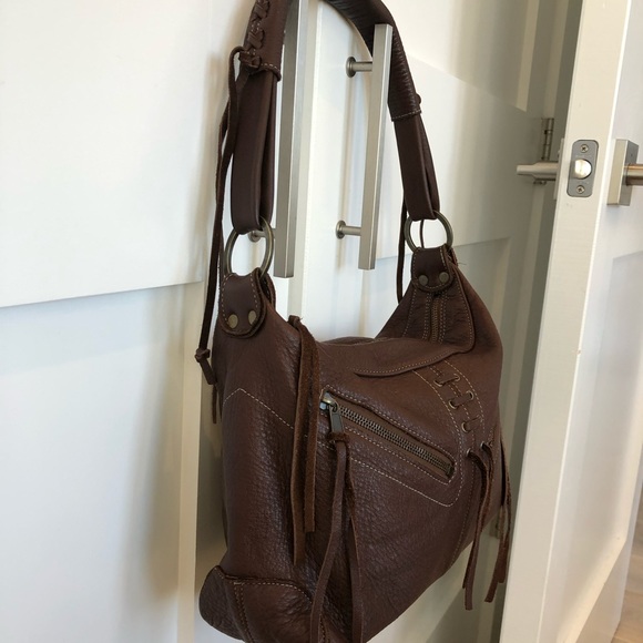 Carla Mancini Italian pebbled leather bag - Picture 2 of 4